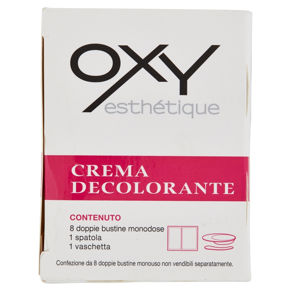 Oxy esthétique Crema Decolorante 8 kit monouso in bustine pre-dosate 75 ml